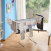 Folding Electric Drying Rack with Wings Drywing InnovaGoods 20 Bars 230 W